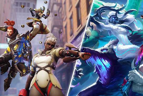 Overwatch 2, League of Legends
